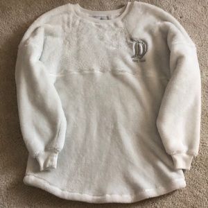Disneyland merch, white soft long sleeved shirt